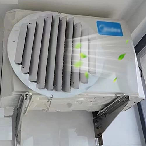 Deflector de aire acondicionado de acero inoxidable para unidades exteriores, cubierta de ventilación de CA moderna, pantalla de valla de protección de aire acondicionado, cubierta de guía de aire