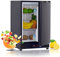 Techomey 3 Way Fridge Camping, 60L, 3 Way Fridge for Outdoor, lpg Gas Fridge, Gas Camping Fridge for Motorhome, Campervan, Caravan Fridge with Reversible Door, Black, 0-10℃