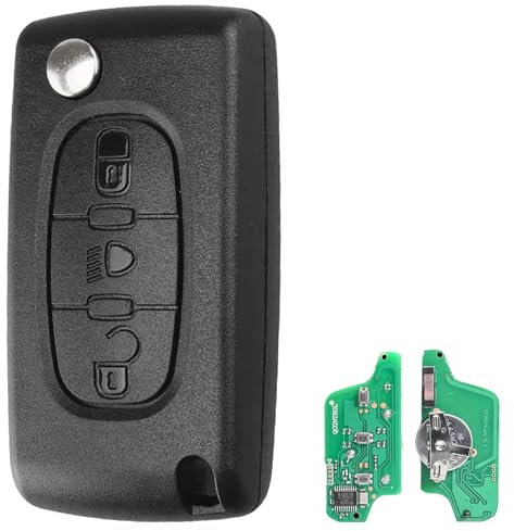 Clé de voiture 3 boutons 433 MHz pour Citroën Dispatch Berlingo Grand Picasso C1 C2 C3 C4 C5 C6 C8 Peugeot Partner Expert 107 206 207 208 307 308 407 ID46Chip HU83 Blade CE0523