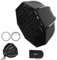 Triopo Softbox 35,4 pollici/90 cm con griglia a nido d'ape, Softbox fotografico con ombrello ottagonale per Godox V860 V850 TT600 TT685II YN560 III IV JY-680A, ecc. Flash Speedlite Soft Box (KS2-90)