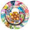 Teacup Stickers for Laptop (50 PCS),Gift for Children Teens Adults Girl Boys,Waterproof Stickers for Water Bottle,Teacup Vinyl Stickers for Scrapbook,Skateboard,Bike,Phone,Dairy