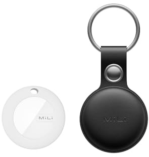Mili MiTag Tracker Ortungsgerät schwarz + Etui Schlüsselanhänger