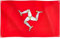Runesol Isle of Man Flagge, 91x152 cm, 4 Ösen, eine in jeder Ecke, Manx Triskelion Flagge, Ellan Vannin Premium-Flaggen für drinnen und draußen, Fahne, lebendige Farben