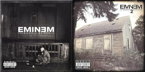 The Marshall Mathers LP Vol. 1 and Vol. 2 - Eminem 2 CD Album Bundling