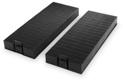 DEKAROX Activated Carbon Filter Set 250 x 95 mm for Gorenje 182192 Candy Hoover 49016876 Samsung DG81-00559A Cooker Hood Carbon Filter Pack of 2