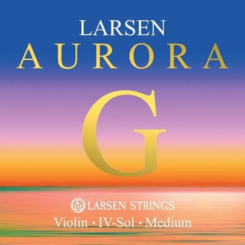 LARSEN STRINGS Violin-Saiten 4/4 Aurora - Einzelsaite G - Silber - Medium