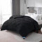 WAVVE Bettdecke 240x260 cm Ganzjahresdecke 4 Jahreszeiten, Steppdecke 300gsm Mikrofaser 260x240, Super Weiche Zudecke Schlafdecke Atmungsaktive 240 x 260 Schwarz