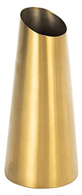 Edelstahlvase, Metallvasen für Blumen, Dekorative goldene Vase aus Edelstahl hoch, Tischdekoration, rostfrei, Moderne Heimdekoration für Hotels, Restaurants, Partys, Häuser, Hochzeiten