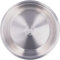 Platos redondos de acero inoxidable/platos de metal reutilizables para camping, para hornear, camping, picnic (18 cm)