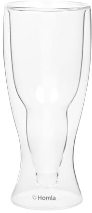 HOMLA ALCOLE Beer Glas mit Doppelwand 0,5 l