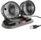 Dislsokrhov Vortex Air Bladeless Tower Fan Heater Oscillating Hot Cold Battery Camping Mini Desk Usb Silent Battery Camping Car Fan Rear Seat Telescopic Rod 12V24V Universal For Cars And Trucks