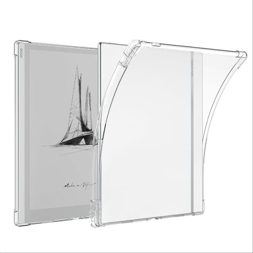 GIOPUEY Hülle für Boox Tablet Go 10.3, Weiche TPU Rückenschale, Dünne Abdeckung, Airbag Schutz, Case Kompatibel mit Boox Tablet Go 10.3-Transparentes