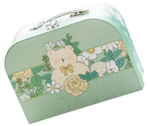 ULDIGI Pappkoffer Mit Deckel Aufbewahrungsbox Aus Papier Für Hochzeit Und Geburtstag Dekorative Papierbox Für Party Und Weihnachten