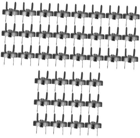 DIYEAH 60 Stk Magnetischer Schnappverschluss Knopfmagnete Kleine Druckknöpfe Nieten Für Ledertaschen Knöpfe Zum Nähen Kippschalter Knopfdruckknöpfe Knöpfe Für Kleidung Black Metall
