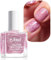 Super Sparkling Vegan Holographic Nail Polish - Non-Toxic, Quick Dry, No UV Needed Pink Sparkling Nail Varnish For DIY Christmas Nail Art