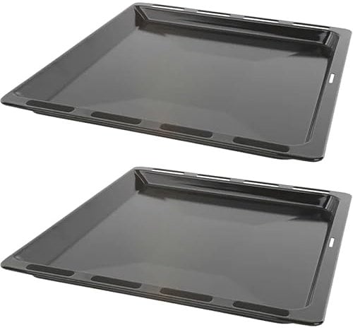2 x DREHFLEX Backblech 17008354 (Ersatz für: 00662999, 00447266) 465 x 375 x 29 mm, geeignet für Bosch, Siemens, NEFF, Constructa, Gaggenau
