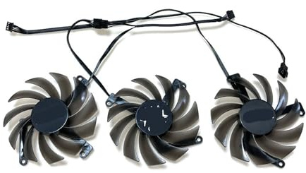 3 ventilateurs/1 jeu de ventilateurs de refroidissement for carte graphique GPU CF-12915S RTX 3080 3070(FAN-B)