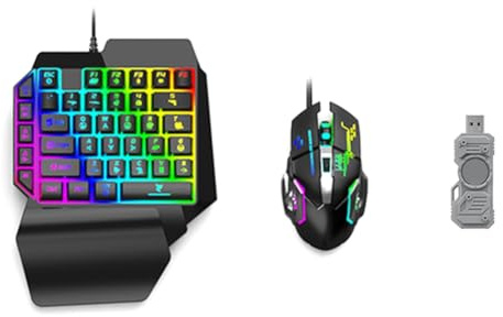 Osmond 1Set Mini Game Mobile Controller Converter for Mobile Phone Game Controller Keyboard Mouse Converter with Keyboard/Mouse