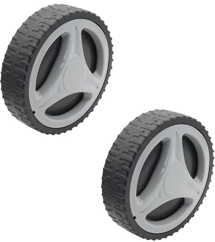 SECURA 2x Hinterrad Rad kompatibel mit Scheppach MS450-46 5911233903 Rasenmäher