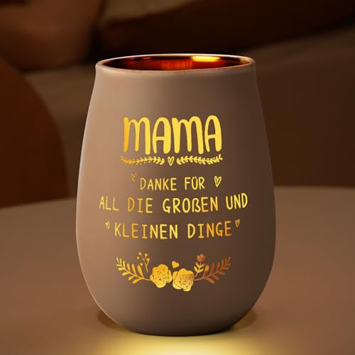 Muttertagsgeschenk, Windlicht,Muttertagsgeschenke für Mama,Mama Geschenk