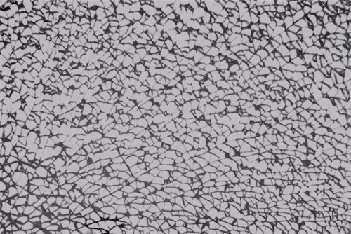 GLOREX Crackle Mosaic Platte, Glas, Grau, 20 x 15 x 4 cm, 6 2460 14