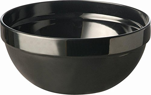 APS 83697 Schale -CASUAL MAXI-, Ø 10 cm, H: 4,5 cm, Melamin, schwarz, 0,15 Liter