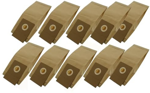 FIND A SPARE 10X Pack Paper Dust Bags For Electrolux E82 / U82 Highlight Powerlite The Boss Enviro Vac Series Vacuum Hoover Cleaner Alternative to 9001955849