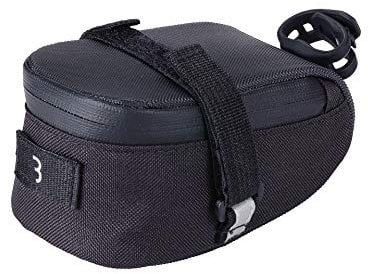 BBB Cycling Fahrrad satteltasche für universal bander fur einfache Montage auf Mountainbike Rennrad und citybike, Sattle tasche, Universal Saddle bag, BSB-31 Easypack, Schwarz