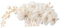 FRCOLOR Haarschmuck Hochzeit Braut, Perlen Haarspange Mit Strass Blättern Und Blumen, Ideal Für Hochzeit, Verlobung, Party