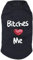Hundehemd Kleidung Hund T Shirts Lieben Mich Baumwolle T Shirt Hund Tank Top Sommer Coole Weste für Kleine Hund Mittlere Welpen Katze (Schwarz, XXS)
