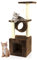 COZY PET Cat Tree 91cm Tall - Large Multi-Level Cat Tower, Heavy Duty Natural Sisal Scratching Posts, Stable Climbing and Activity Centre, Kitten Tree Tower for Indoor Cats | CT01-Choc