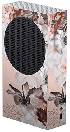 DeinDesign Skin Compatibile con Microsoft Xbox Series S Pellicola Adesivi Rosa Fiore UtArt