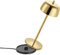 LVL THETA Dimmbare LED Akku Tischlampe - Kabellose Aufladbar Tischleuche im Italienischem Design, 2700 - 4000K, 9-24 Std. Designed by Zafferano(Gold)
