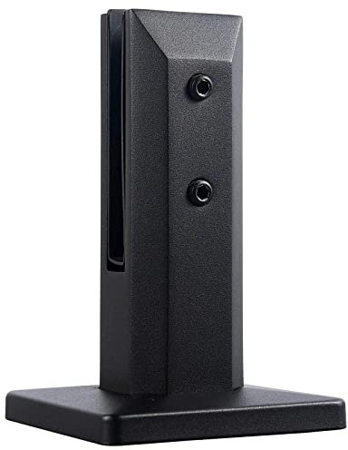 PHASFBJ 20 Stück Edelstahl-Glasklemme, Hochleistungs-Pool-Glaszaun Klemme, Glashalterungen, für Balkon Garten Terrasse, Balkon, Geländer, Garten,Matte Black,200MM High