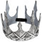 Maskworld Fantasy Fürstenkrone aus Kunststoff - silber - Kostüm-Zubehör für Karneval, Halloween & Motto-Party
