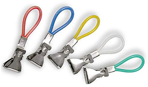 Mr. Gadget's Solutions Durable Tea Towel Hanging Clips Clip On Hook Loops Hand Towel Hangers- 5 Pcs