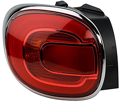 Johns, LED Heckleuchte Rückleuchte passend für Fiat 500L 14- LI o. Träg. Rahmenf. chrom