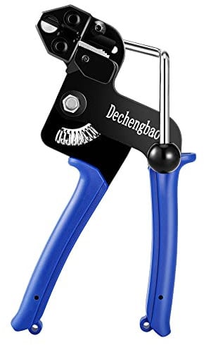 Metall-Kabelbinderpistole, Dechengbao Edelstahl-Kabelbinderpistole und Metall-Kabelbinderwerkzeug, Kabelbinderwerkzeug für Edelstahl-Kabelbinder