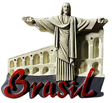 Rio De Janeiro Brasilien Kühlschrankmagnet Reise Souvenir 3D Kühlschrank Dekoration Magnetaufkleber Handbemalte Bastelkollektion