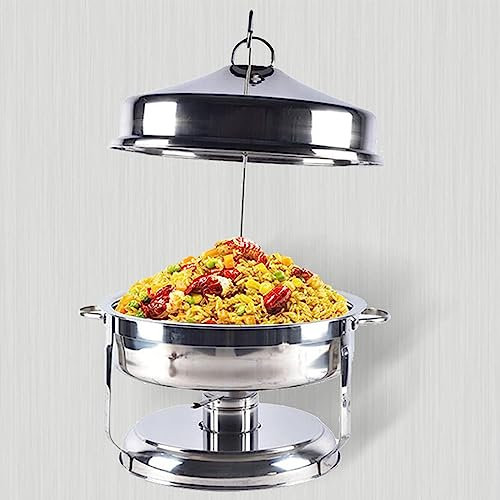 XENITE Table Buffet Heater - Food Heating Buffet Server, Buffet Plate With Lid, Portion Control Plate, Hostess Trolley Food Heater For Parties, Dinner Parties And Cat