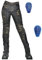 Damen Motorrad Reit Camouflage Jeans, Herren Armour Dirt Bike Motorradhose, Abnehmbare Upgrade Rüstung, Stretchstoff(Vert,L)