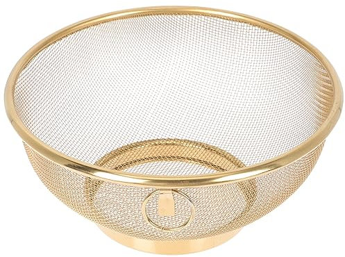 DOITOOL Colador De Acero Inoxidable De Malla Fina Utensilio De Cocina Para Colar Pasta Verduras y Frutas Herramienta De Drenaje Resistente y Duradera