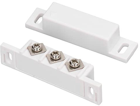 Interruttore Magnetico Reed 2 Pezzi, Normalmente Aperto Chiuso, Interruttore Magnetico per Porta, Ampia Applicazione per la Parete della Porta