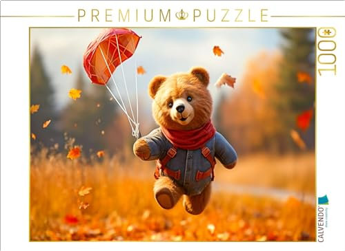 CALVENDO Puzzle EIN Motiv aus dem Kalender Teddybär und Seine Abenteuer | 1000 Teile Lege-Größe 64 x 48 cm Foto-Puzzle für glückliche Stunden