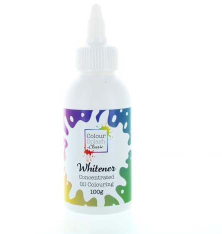 Colour Splash Oil Based Food Whitener | Create Bright White Buttercream Icing And Lighten Food Colours, Edible Colour For Baking, Colours Buttercream, Cake Mix, Chocolate - 100ml