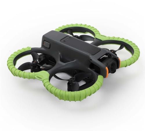 AVATAR 2 Propeller Schutzhülle, Prop Bumper Anti-Collision Stoßstange Ring für DJI Avatar 2 FPV Propellers Guard Propellers Schutzhülle Drohnen Zubehör (Grün)