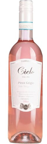 Cielo e Terra Pinot Grigio Roséwein Trocken Rosé Blush Italien inkl. FeinWert E-Book (1 x 0,75l)