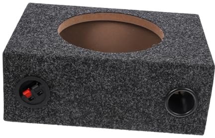 ULTECHNOVO Car Subwoofer Enclosure Vehicle Subwoofer Enclosure Box with Sleek Design and Plush Material for 10 Inch Sub Box, Enhances Sound Performance and Seamless Integration