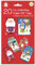 Geschenkanhänger für Weihnachten, modern, Weihnachtsmann und Freunde, Aufschrift Let It Snow, 20 Stück