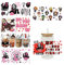 Yalulu 6 Sheets Halloween UV DTF Cup Wrap Transfer Stickers for Glass, Ghost Waterproof Cup Wraps Sticker, Cup Stickers Decals, Rub on Transfers for Glass Cups